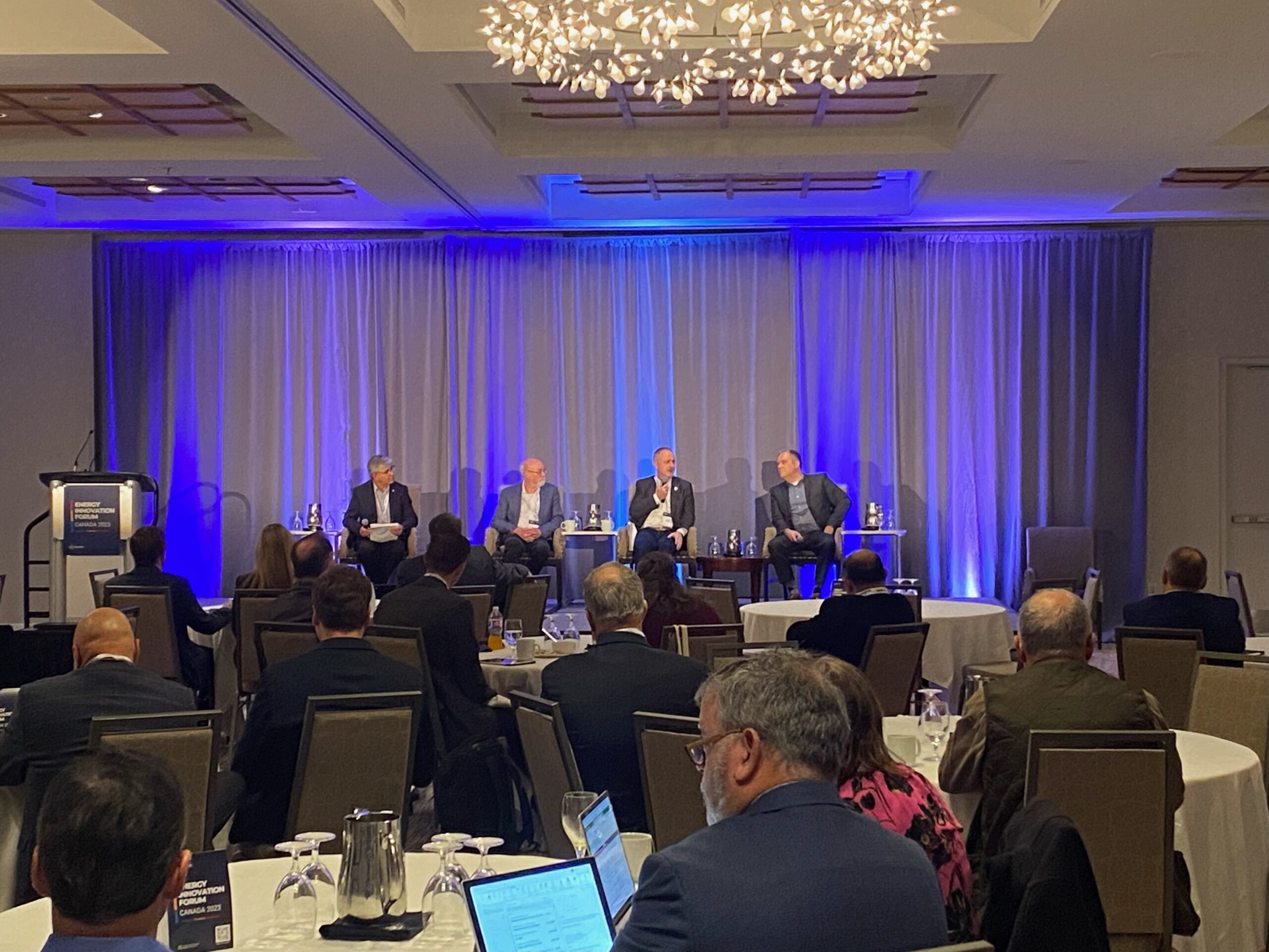 Electrification's Financial Solutions/Options featuring Ajit Parsasani (NRC), Bruce Cameron (Envigour Policy Consulting), Stuart Galloway (SOFIAC), Ted Leopkey (NB Power)